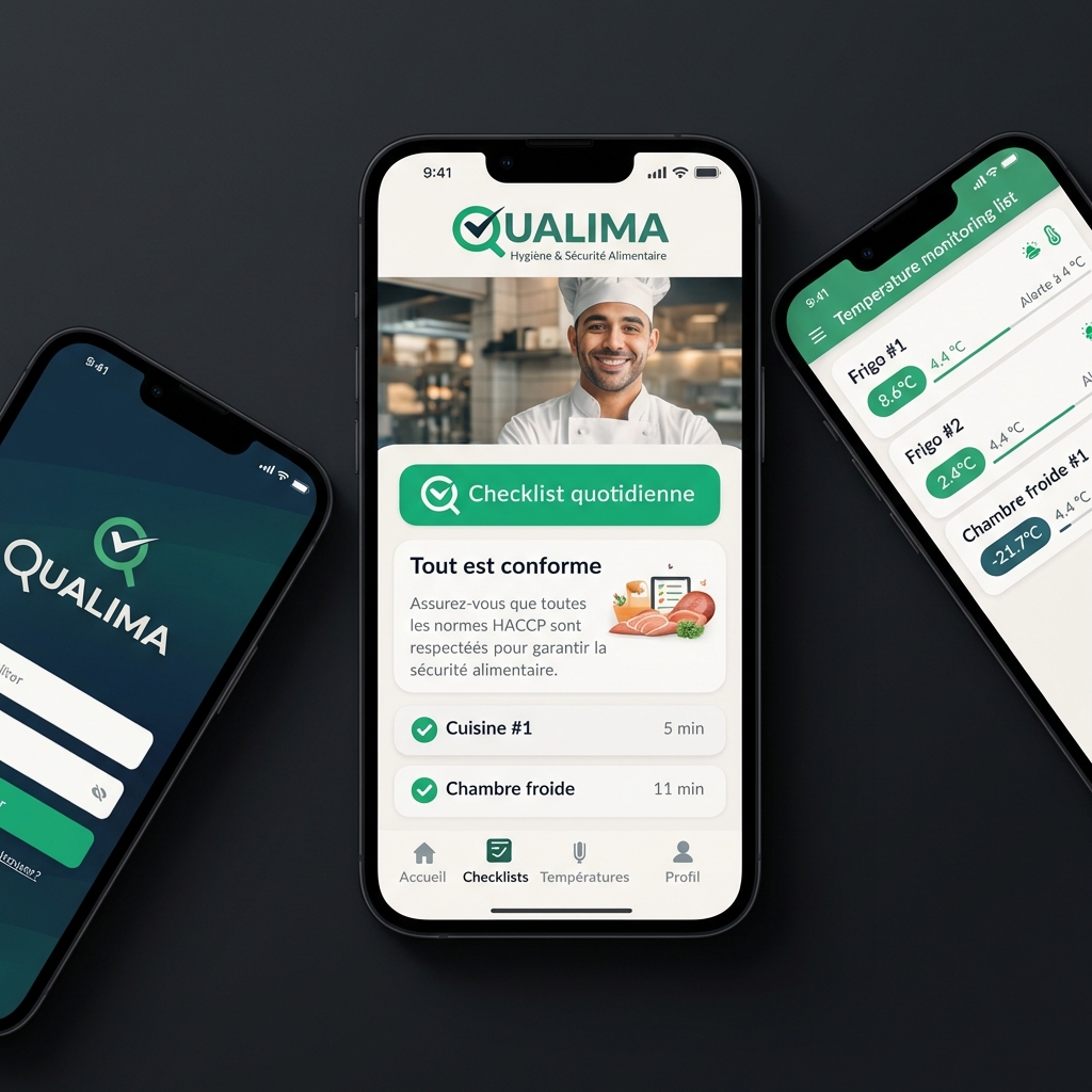 Qualima — Interface application HACCP